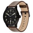 Tommy Hilfiger Quartz Analog with Date Black dial Leather Strap Watch for Men - image number 1