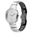 Edge Squircle Titanium Grade 5 Quartz Analog Quartz Analog Mirror Polished Grey Dial Titanium Strap Watch For Men - image number 2