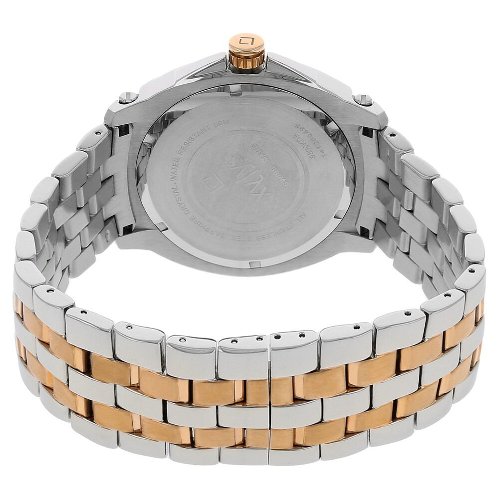 Buy Online Xylys Swiss Analog Two Toned Stainless Steel Strap and