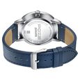 Sonata Poze Quartz Analog Blue Dial Blue Leather Strap Watch For Men - image number 6