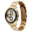 Sonata Chronos Quartz Analog with Date Silver Dial Golden Colour Stainless Steel Strap Watch For Men - image number 2