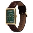Sonata Festive Quartz Analog Green Dial Leather Strap Watch For Men - image number 1
