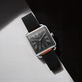 Titan Retro Revive Quartz Analog White Dial Leather Strap for Men