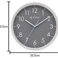 Titan Contemporary Grey Dial Grey Color Silent Sweep Technology - 32.5 cm x 32.5 cm (Medium) - image number 5