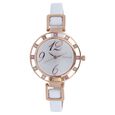 Titan Quartz Analog Silver Dial Leather Strap Watch for Women - image number 0