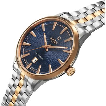 Xylys Swiss Automatic Blue Dial Two Toned Stainless Steel Strap Watch For Men