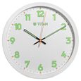 Titan Classic Wall Clock Quartz Analog White Dial Silent Sweep - 30 cm x 30 cm (Medium) - image number 1
