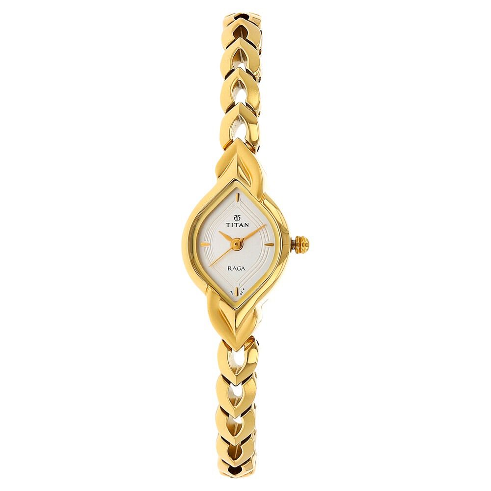Buy Online Titan Quartz Analog Silver Dial Metal Strap Watch for Women nn2252ym01 Titan