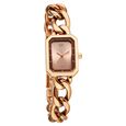 Vyb Charmer By Fastrack Quartz Analog Rose Gold Dial Rose Gold Metal Strap Watch For Girls - image number 2