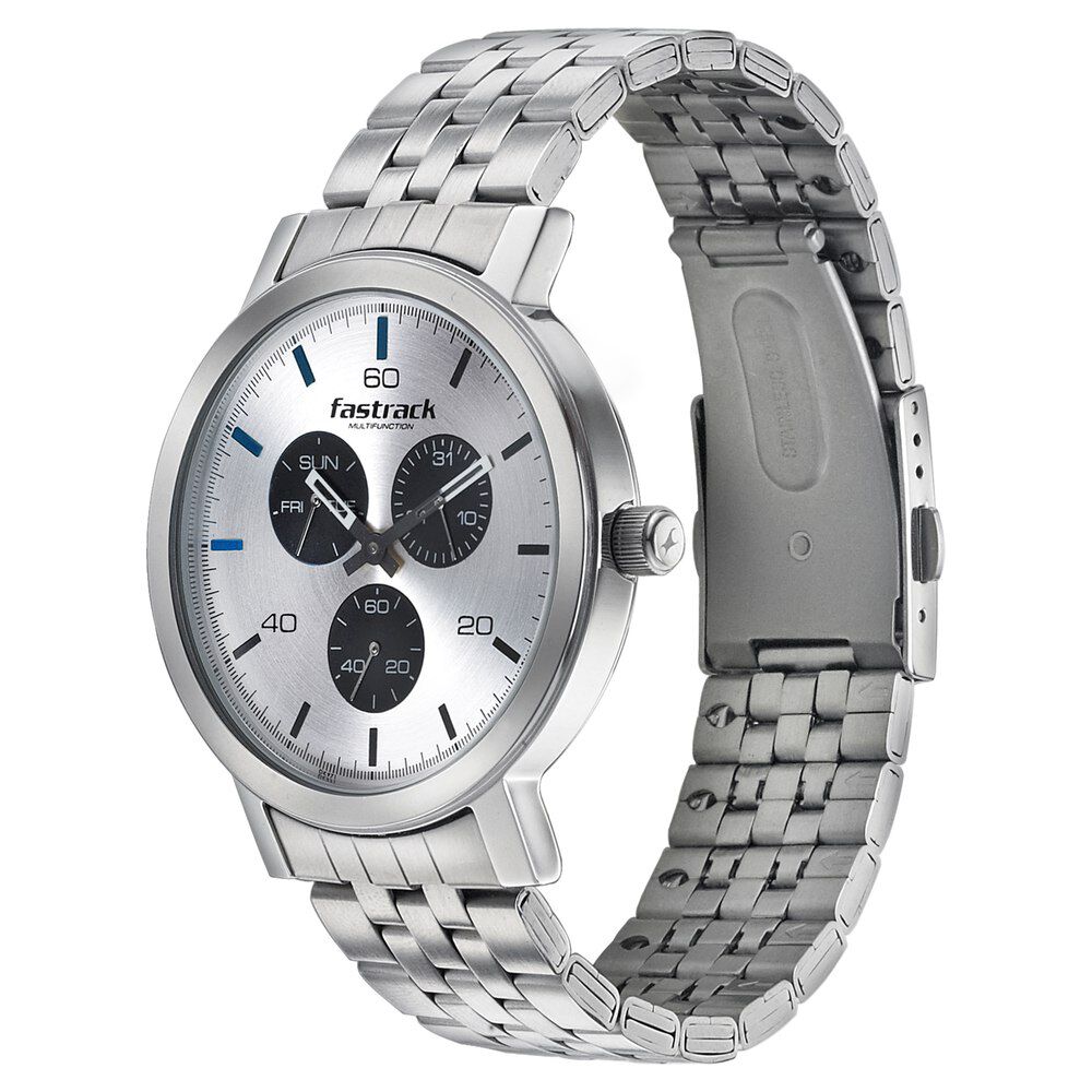 Buy Online Fastrack Dial It Up Quartz Multifunction Silver Dial