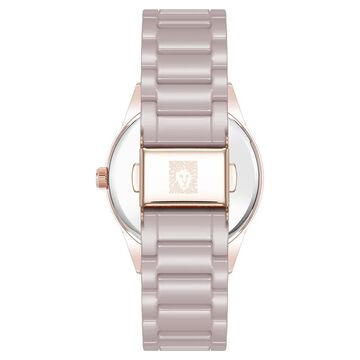 Anne Klein Quartz Analog Grey Dial Grey Metal Strap Watch For Women