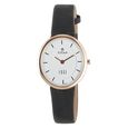 Titan Quartz Analog White Dial Leather Strap Watch for Women - image number 0