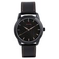 Sonata Quartz Analog Black Dial Leather Strap Watch for Men - image number 0