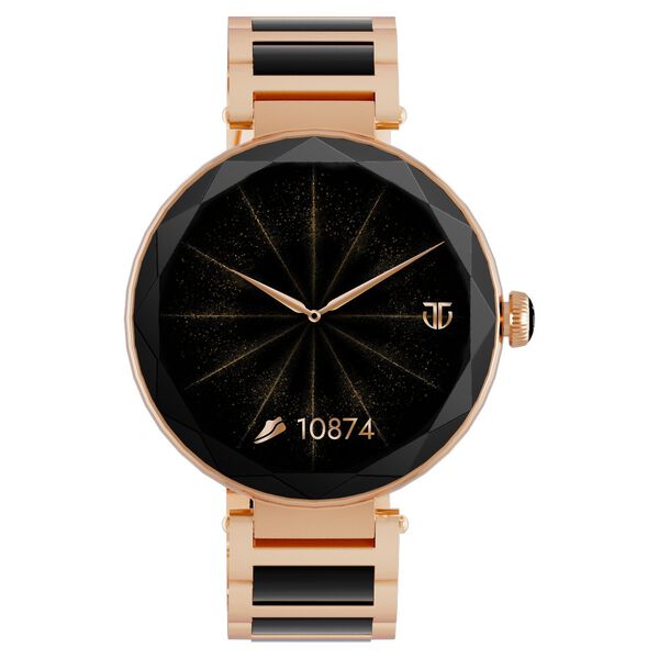 Titan Elixir with All 316L SS construction, 3.04 CM AMOLED Display, BT Calling, Skin Temperature Sensor, Womens Health - image number 0
