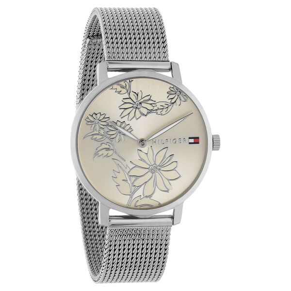 Tommy Hilfiger Quartz Analog Rose Gold Dial Stainless Steel Strap Watch for Women - image number 1