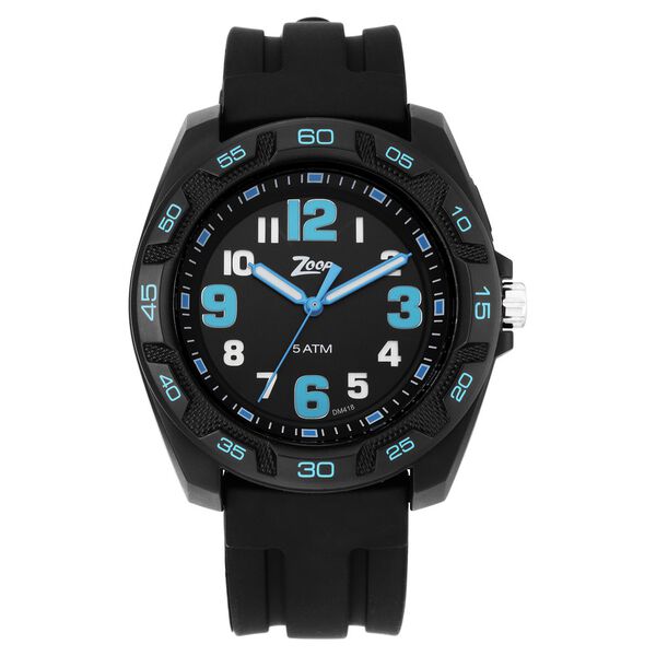 Zoop By Titan Quartz Analog Black Dial Silicone Strap Watch for Kids - image number 2