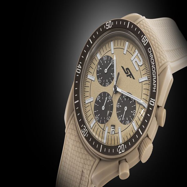 SF Genesis Bold Chronograph Watch for Men with Beige strap - image number 4