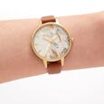 Olivia Burton Quartz Analog Mother of Pearl Dial Leather Strap Watch for Women - image number 3
