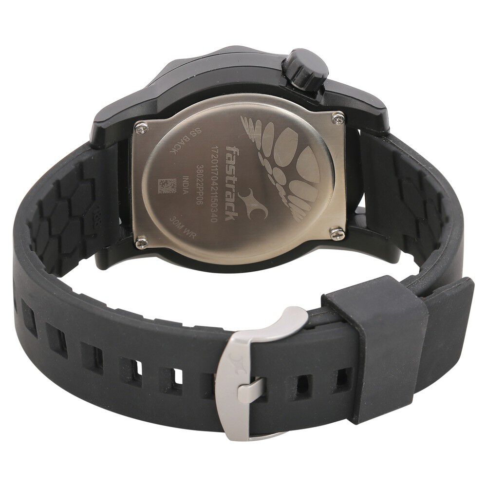 Fastrack Quartz Analog Black Dial Plastic Strap Watch for Unisex