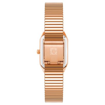 Anne Klein Quartz Analog Purple Dial Stainless Steel Strap Watch for Women