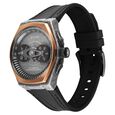 Titan Stellar Wandering Hour Automatic Analog with Crystallized Titanium Case and Gray Dial FKM Strap Watch for Men - image number 4