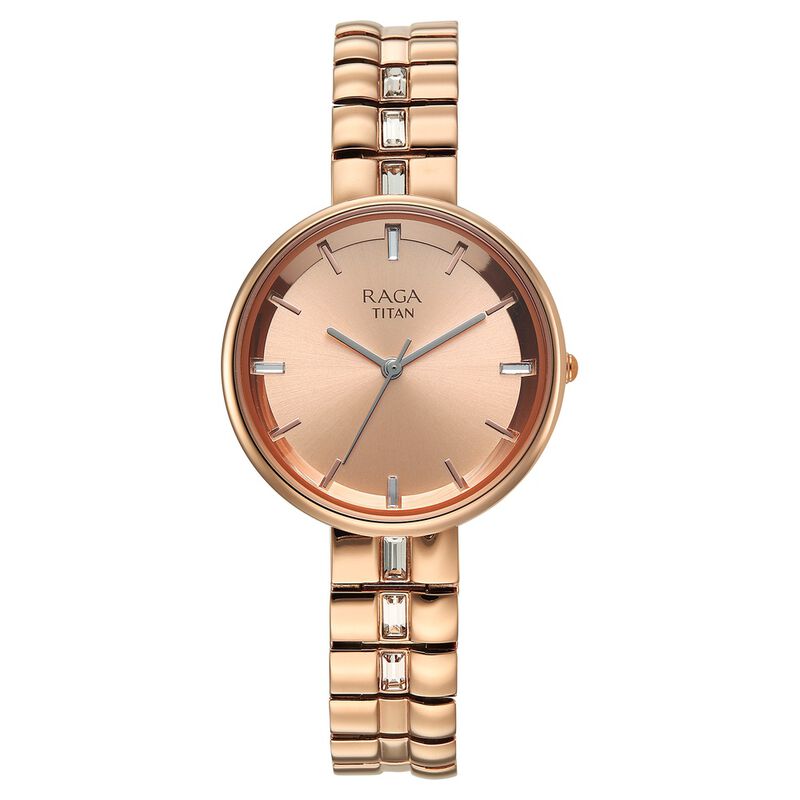 Buy Online Titan Raga Contempore Quartz Analog Rose Gold Dial Rose Gold — free download