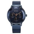 Titan Modern Classics Blue Dial Quartz Multifunction Stainless Steel Strap watch for Men - image number 0
