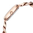 Vyb Spotlight By Fastrack Quartz Analog Brown Dial Rose Gold Metal Strap Watch For Girls - image number 5
