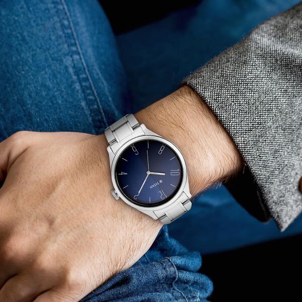 Blue Dial Titan Raga 9710 Titan 9710sm01 Clearance