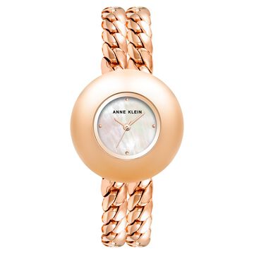 Anne Klein Quartz Analog White dial Metal Strap Watch for Women