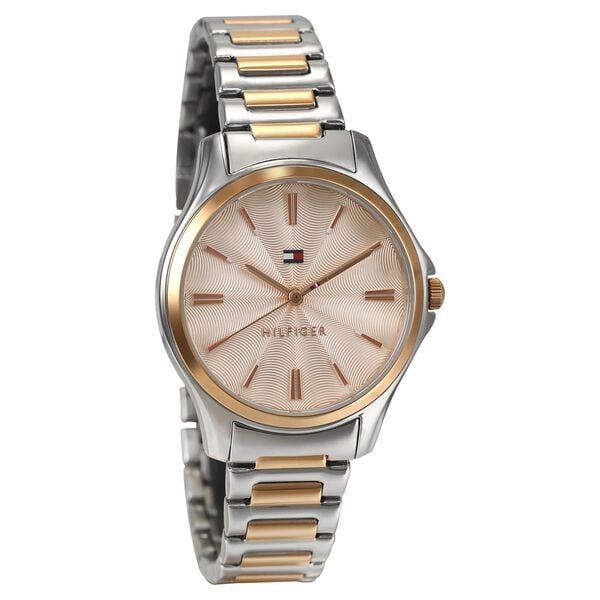 Buy Online Tommy Hilfiger Quartz Analog Rose Gold Dial Stainless