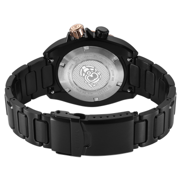 Titan Zero Hour Diver's 200m Analog with Black Dial Black Stainless Steel Strap Watch for Men