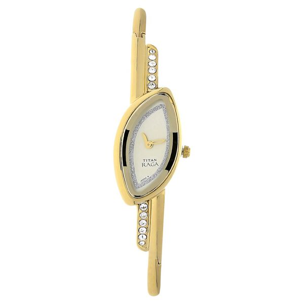 Titan Raga Champagne Dial Women Watch With Metal Strap - image number 0
