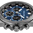 Police Quartz Multifunction Blue Dial Grey Stainless Steel Strap Watch For Men - image number 2