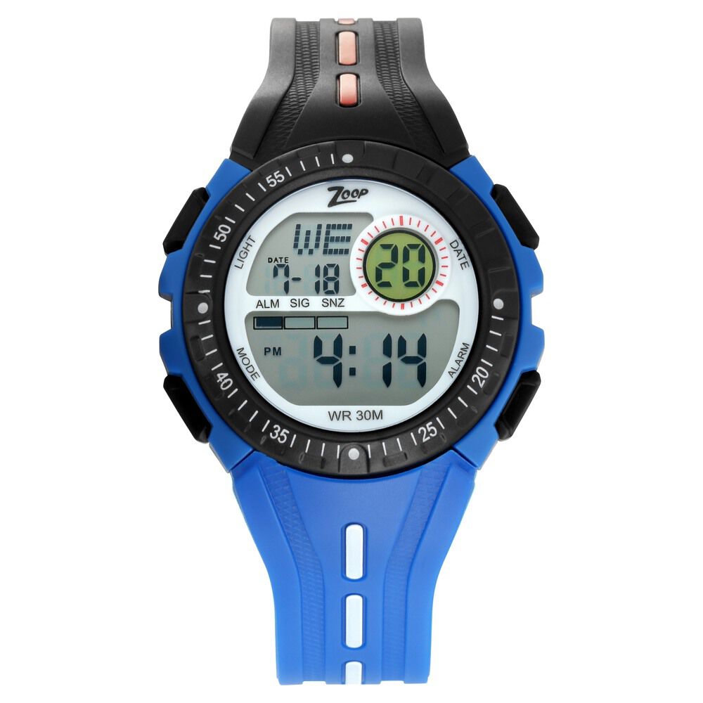 Buy Online Zoop By Titan Digital Dial PU Strap Watch for Kids 16007pp04 p Titan