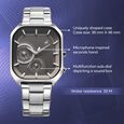 Fastrack Groove Multifunction Anthracite Dial Metal Strap Guy's Watch with Lume indices - image number 2