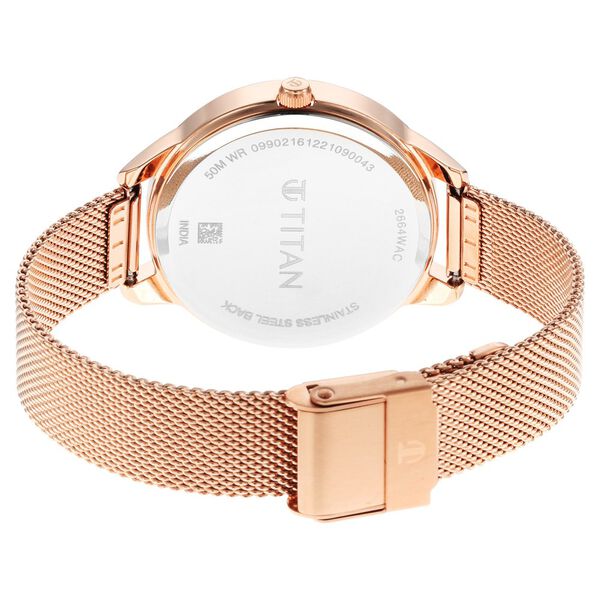 Titan Purple Glam It Up Multicoloured Dial Women Watch With Stainless Steel Strap - image number 4