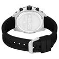 Police Quartz Chronograph Black Dial Black Silicone Strap Watch For Men - image number 3
