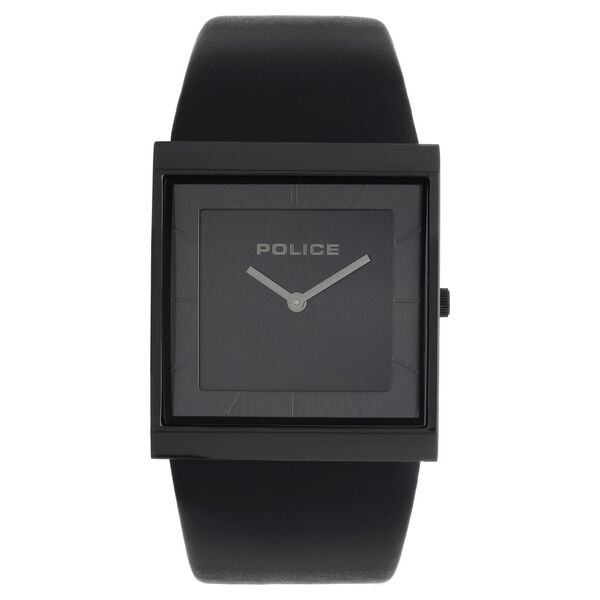 Police Quartz Analog Black Dial Leather Strap Watch for Men - image number 0