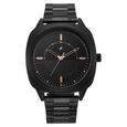 Fastrack Stunners Quartz Analog Black Dial Black Stainless Steel Strap Watch For Guys - image number 0