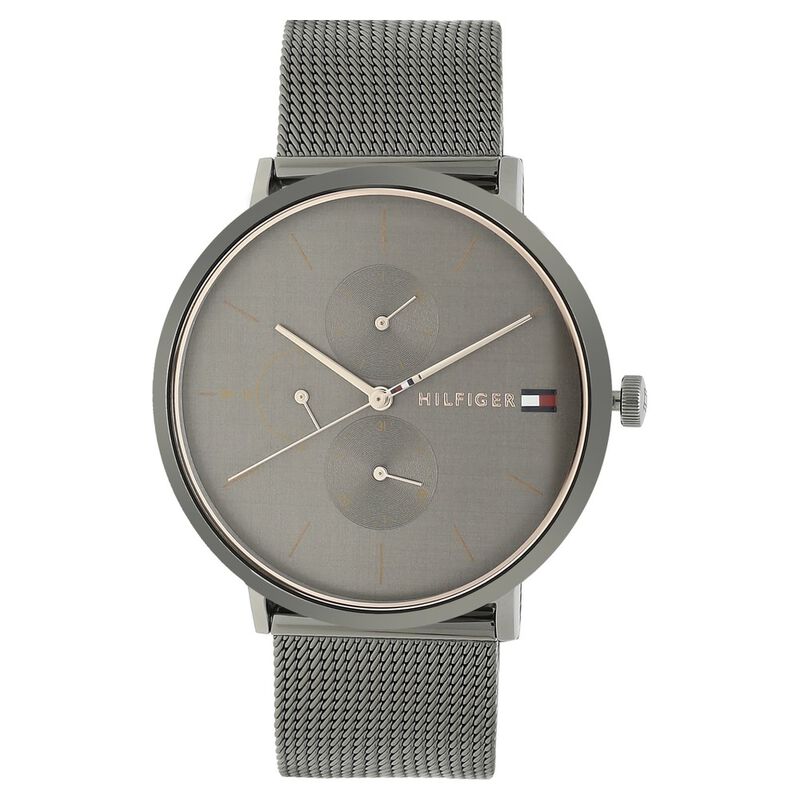 Tommy Hilfiger Quartz Multifunction Grey Dial Stainless Steel Strap Watch for Women - image number 0
