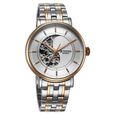 Titan Yin Yang Skeletal Automatic Analog with White Dial Silver and Rose Gold Stainless Steel Strap Watch for Men - image number 2