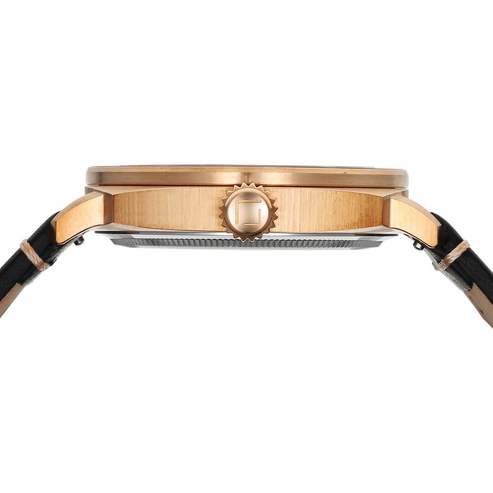 Buy Online Xylys Quartz Analog Black Dial Black Leather Strap