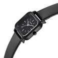 Sonata Pop Black Dial Women Watch With Leather Strap - image number 2