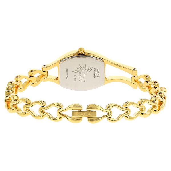 Titan Raga Champagne Dial Women Watch With Metal Strap - image number 3