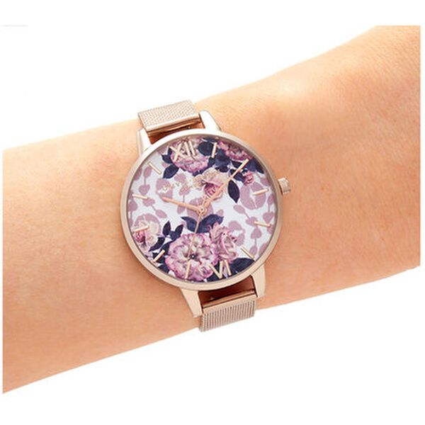 Olivia Burton Quartz Analog White Dial Stainless Steel Strap Watch for Women - image number 3
