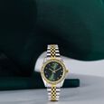 Sonata Poze Quartz Analog Silver Dial Rose Gold Colour Stainless Steel Strap Watch For Women