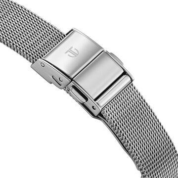 Edge Velora Quartz Analog Grey Dial Grey Metal Strap Watch For Women
