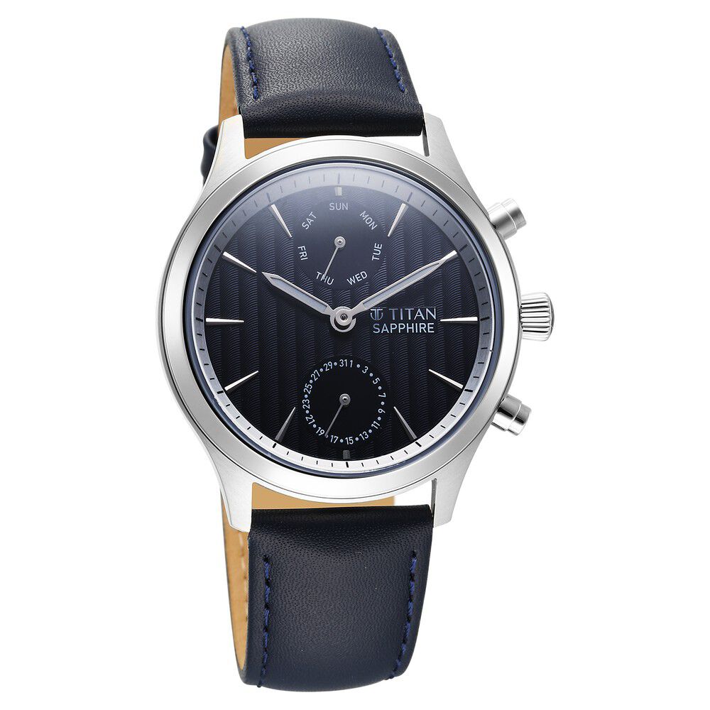 Buy Online Titan Sapphire Multifunction Quartz Analog with Day and