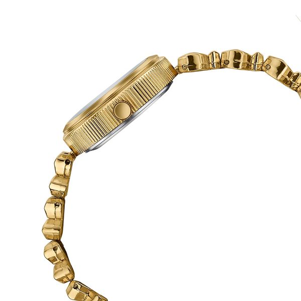 Poze By Sonata Quartz Analog Golden Dial Golden Metal Strap Watch For Women - image number 5